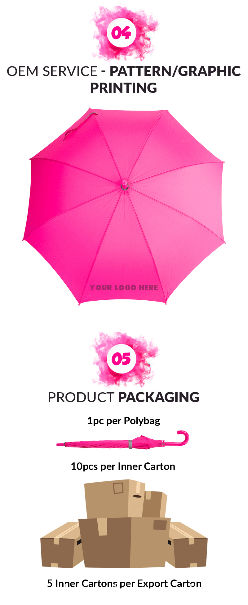 เด็กสาวน่ารักขนาดใหญ่ S ร่มเปิดเด็กร่มสีทึบ Cute Big Girl S Auto Open Kids Umbrella Solid Color